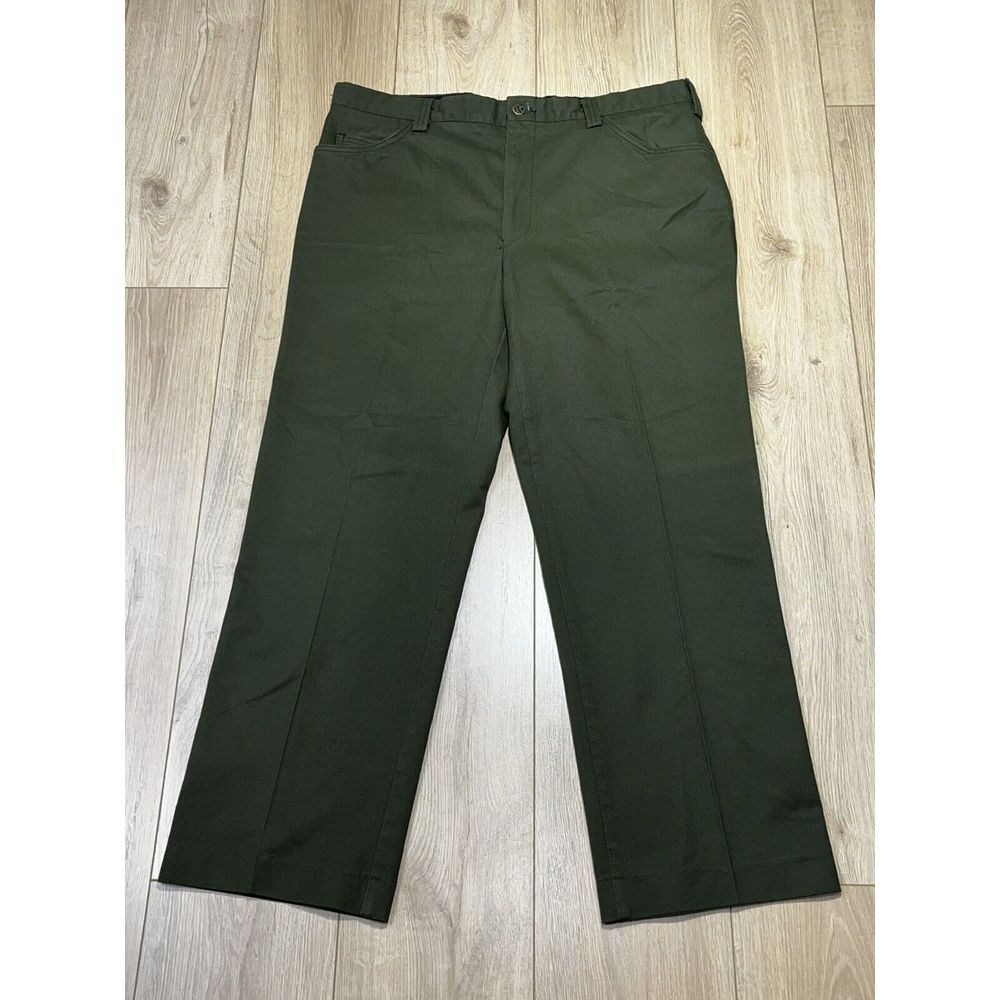 Paramount Firewear By‎  Fechheimer Green Uniform Pants Size 40R Vintage 1994.
